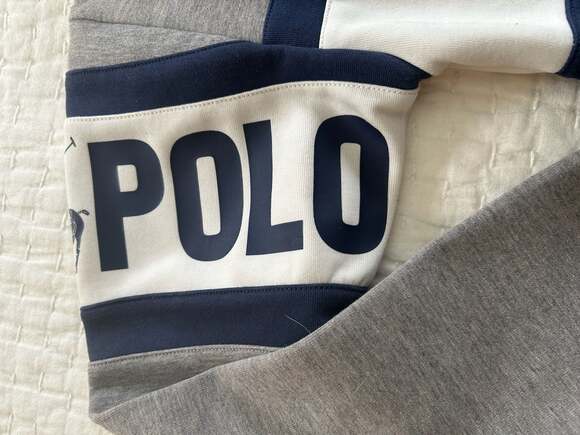 Polo Ralph Lauren Women's Double Knit Spellout Logo Cropped Hoodie Size SP - Picture 12 of 12